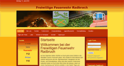 Desktop Screenshot of feuerwehr-radbruch.de